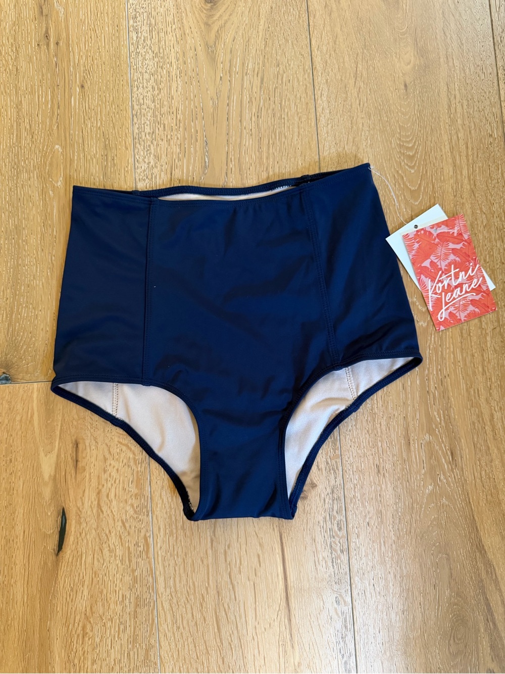 💙 Kortni Jeane High-Waist Swim Bottoms in Navy
